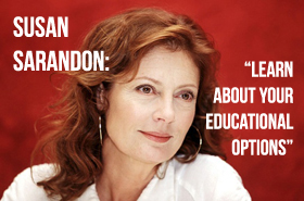 Susan Sarandon's Message for AERO